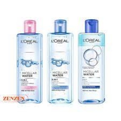 Nước Tẩy Trang Làm Sạch Tươi Mát Cho Da Dầu và Nhạy cảm L'Oreal Micellar Water 3-in-1 Refreshing Even For Sensitive Skin 400ml