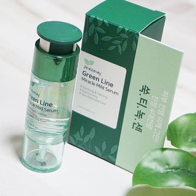 Tinh Chất Dưỡng Ẩm, Làm Dịu Da Chiết Xuất Thiên Nhiên Dearmay Green Line Miracle Mild Serum 15ml