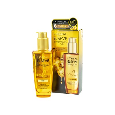  Dầu Dưỡng Tóc Từ Tinh Dầu Hoa L'Oreal Elseve Extraordinary Oil 100ml