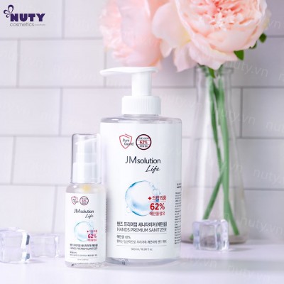 Gel Rửa Tay Khô Kháng Khuẩn 99,9% JmSolution Life Hands Premium Sanitizer 60ml