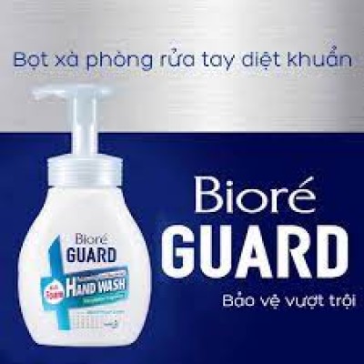 [250ml] Nước Rửa Tay Tạo Bọt Kháng Khuẩn Bioré Guard Foaming Hand Wash