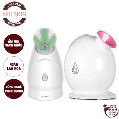 Máy Xông Hơi Nhiệt Giữ Ẩm Da Mặt K.Skin Hot Facial Steamer White KD233
