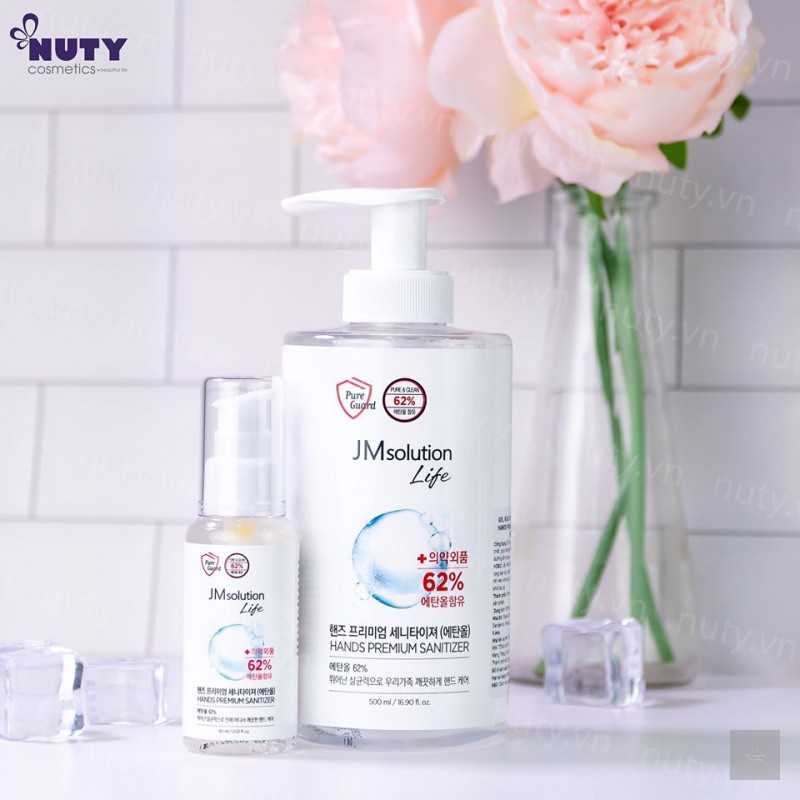Gel Rửa Tay Khô Kháng Khuẩn 99,9% JmSolution Life Hands Premium Sanitizer 60ml