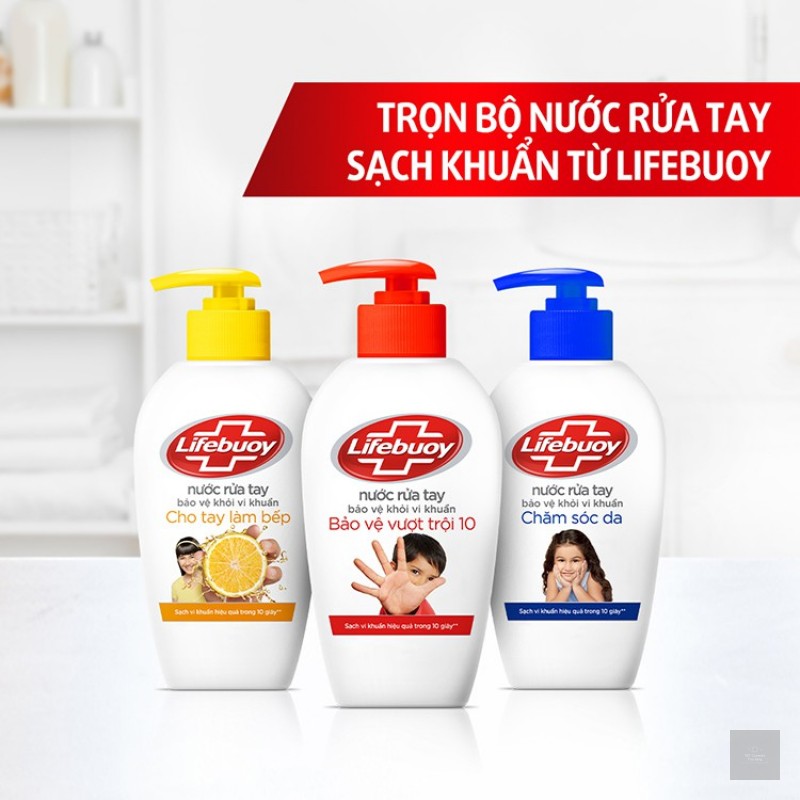 [180g] Nước Rửa Tay Bảo Vệ Khỏi Vi Khuẩn Lifebuoy