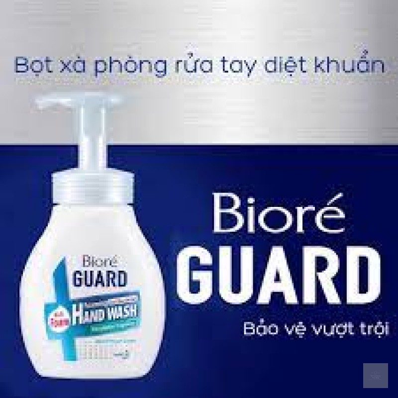 [250ml] Nước Rửa Tay Tạo Bọt Kháng Khuẩn Bioré Guard Foaming Hand Wash
