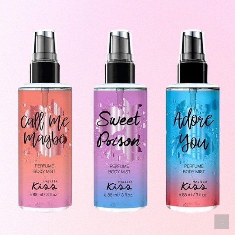 Xịt Thơm Toàn Thân Hương Nước Hoa Malissa Kiss Perfume Mist - Blossom 88ml