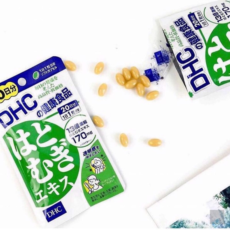 Viên Uống Trắng Da Từ Bột Ý Dĩ DHC Adlay Extract